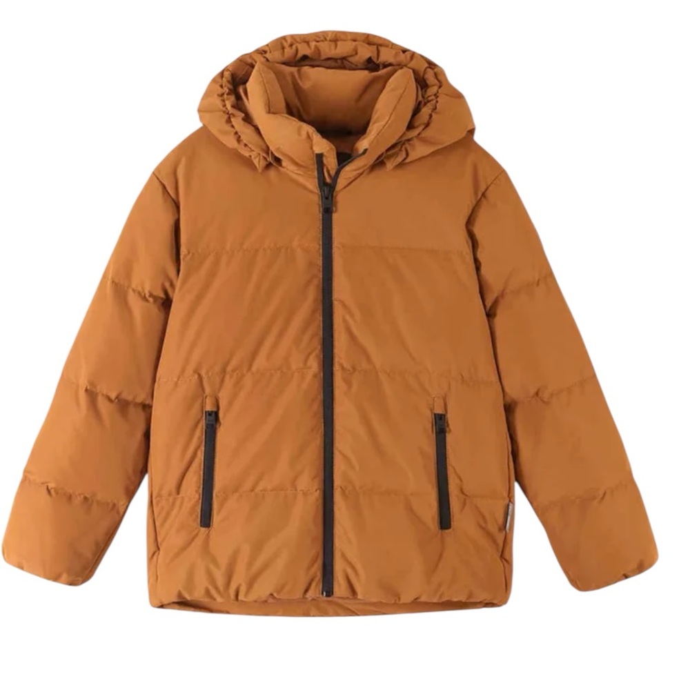 REIMA Paimio Kids' ReimaTec Waterproof Down Jacket in Cinnamon